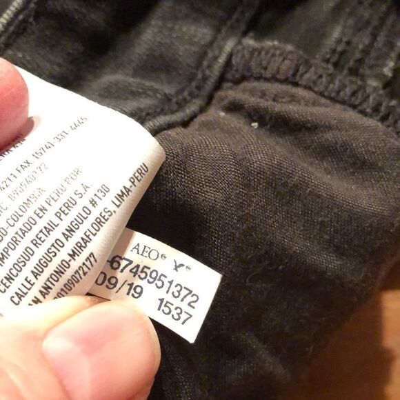 America Eagle Outfitters 360 Next Level Super Hi-Rise Jegging 0 short - Picture 14 of 16